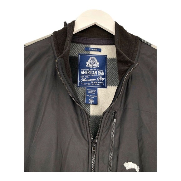 American Rag Mens Fuzzy Feeling Fleece Jacket XL - Picture 2 of 7